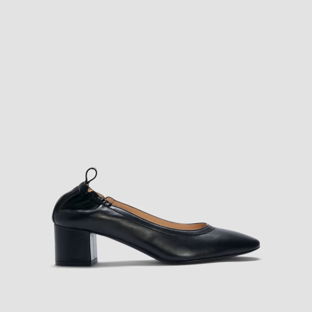 Everlane Everyday Heel in Black in size 9